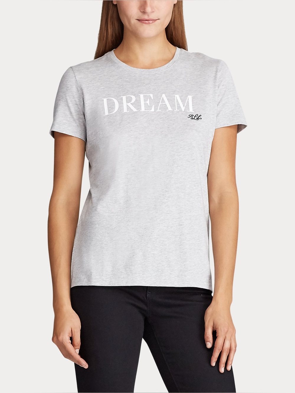Lauren Ralph Lauren DREAM Cotton Blend Fitted Tee Size L